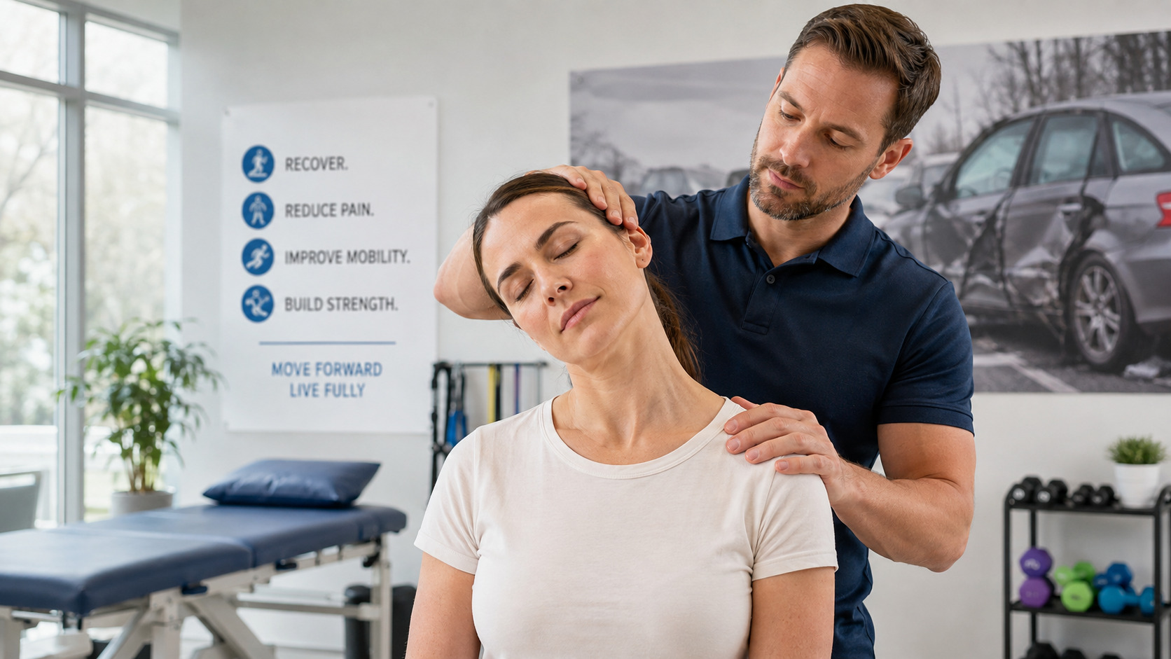 Fisioterapia para lesión cervical